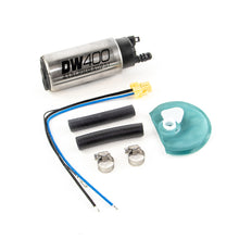 Laden Sie das Bild in den Galerie-Viewer, DeatschWerks 415LPH DW400 In-Tank Fuel Pump w/ Universal Set Up Kit