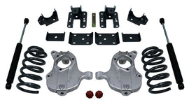 MaxTrac 16-18 GM C1500 2WD Single Cab w/Stamped Steel Susp. 4in/6in MaxPro Lowering Spindle Kit