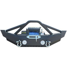 Load image into Gallery viewer, DV8 Offroad 07-18 Jeep Wrangler JK/JL FS-12 Mid Length Steel Front Bumper w/ Fog Lights