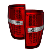 Carica l&#39;immagine nel visualizzatore di Gallery, Xtune Ford F150 09-14 LED Tail Lights Red Clear ALT-JH-FF15009-LED-RC