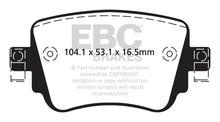 गैलरी व्यूवर में इमेज लोड करें, EBC 15+ Volkswagen GTi 2.0 Turbo Yellowstuff Rear Brake Pads