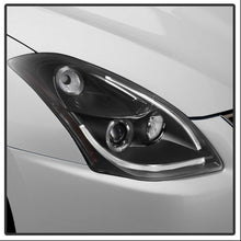 Laden Sie das Bild in den Galerie-Viewer, Spyder Nissan Altima 4Dr 10-12 Projector Headlights Light DRL LED Halo Blk PRO-YD-NA104D-LTDRL-BK