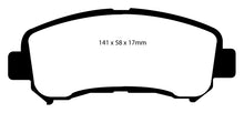 Charger l&#39;image dans la galerie, EBC 14+ Nissan Juke 1.6 Turbo Nismo RS Yellowstuff Front Brake Pads
