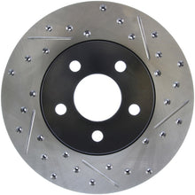 Carica l&#39;immagine nel visualizzatore di Gallery, StopTech Slotted &amp; Drilled Sport Brake Rotor