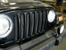 Cargar imagen en el visor de la galería, Rampage 1997-2006 Jeep Wrangler(TJ) Grille 3D Single Piece - Black