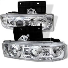 Cargar imagen en el visor de la galería, Spyder Chevy Astro 95-05/GMC Safari 95-05 Projector Headlights LED Halo Chrome PRO-YD-CA95-HL-C