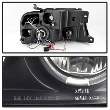 Carica l&#39;immagine nel visualizzatore di Gallery, Spyder Ford F150 04-08 Projector Headlights Version 2 LED Halo LED Blk Smke PRO-YD-FF15004-HL-G2-BSM