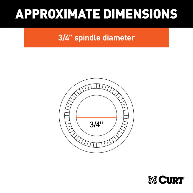 Curt 3/4in Wheel Bearing Kit