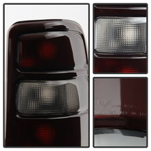 Carica l&#39;immagine nel visualizzatore di Gallery, Xtune GMC Yukon 00-06 OEM Style Tail Lights w/ Black Rim Red Smoked ALT-JH-CSUB00-OE-RSM