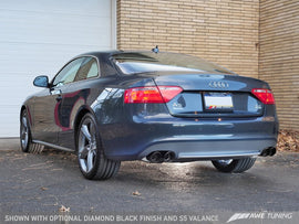 AWE Tuning Audi B8 A5 3.2L Touring Edition Exhaust System - Quad 90mm Slash Silver Tips