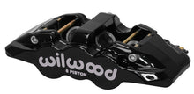 गैलरी व्यूवर में इमेज लोड करें, Wilwood Caliper-Aero6-R/H - Black 1.75/1.38/1.38in Pistons 1.25in Disc
