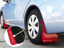 Carica l'immagine nel visualizzatore di Gallery, Rally Armor 12-16 Subaru Impreza 5dr Hatch/4dr Sedan UR Red Mud Flap w/ White Logo - 2to4wheels
