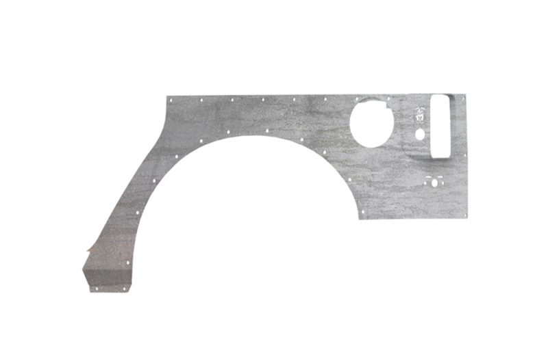 Road Armor 07-18 Jeep Wrangler JK 4DR Defender Body Armor Rear - Raw
