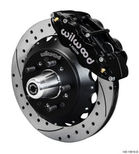 गैलरी व्यूवर में इमेज लोड करें, Wilwood Narrow Superlite 6R Front Big Brake Kit 12.88in SRP Drilled and Slotted Rotor - Black