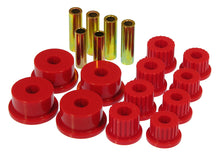 Carica l&#39;immagine nel visualizzatore di Gallery, Prothane 94-01 Dodge Ram 2/4wd Rear Spring &amp; Shackle Bushings - Red