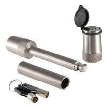 Load image into Gallery viewer, Curt 1/2in Hitch Lock w/5/8in Adapter (1-1/4in or 2in Receiver Barbell Stainless)