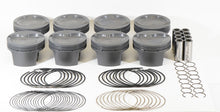 Carica l&#39;immagine nel visualizzatore di Gallery, Mahle MS Piston Set SBF 452ci 4.155in Bore 3.25in Stroke 5.4in Rod .927 Pin -16cc 8.8 CR Set of 8