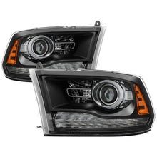 Carica l&#39;immagine nel visualizzatore di Gallery, xTune Dodge Ram 13-17 ( w/ Factory Projector LED) OEM Style Headlight - Black HD-JH-DR13-OE-BK