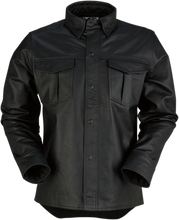 गैलरी व्यूवर में इमेज लोड करें, Z1R Motz Leather Shirt - Black - Small - Lemans 2810-3393