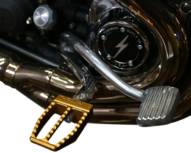 THRASHIN SUPPLY CO. Rear Militant Footpegs - Gold - Softail TSC-2019-5-SR