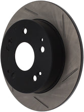 Laden Sie das Bild in den Galerie-Viewer, StopTech Power Slot Slotted 02-06 Acura RSX Incl. Type S / 97-01 Integra Type R Rear Left Rotor