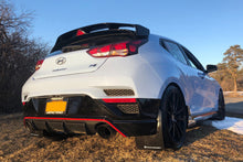 Charger l'image dans la galerie, Rally Armor 2019+ Hyundai Veloster N UR Black Mud Flap w/ Performance Blue Logo