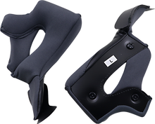 गैलरी व्यूवर में इमेज लोड करें, Z1R Warrant Cheek Pads - Black - Large 0134-2686
