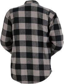 Z1R Duke Flannel Shirt - Gray/Black - 3XL 3040-2550