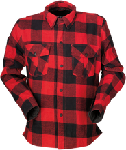 गैलरी व्यूवर में इमेज लोड करें, Z1R Duke Flannel Shirt - Red/Black - 2XL 3040-2818