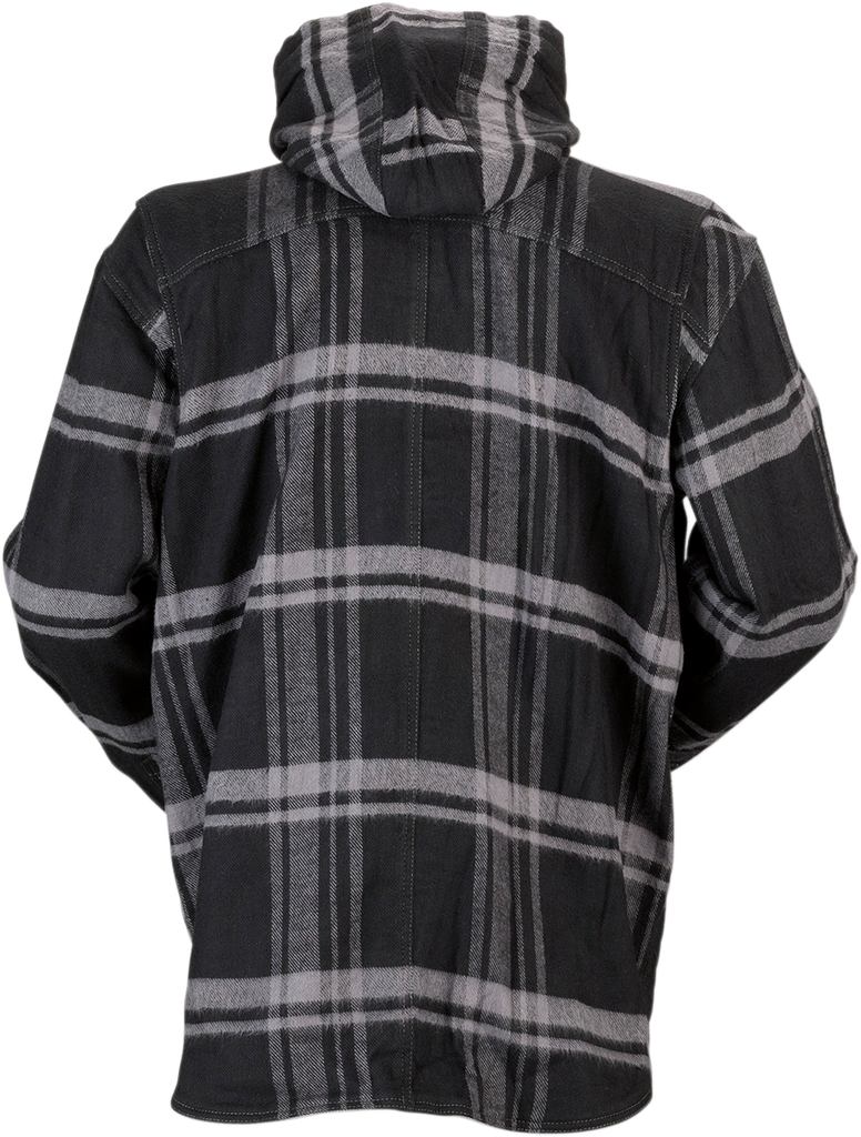 Z1R Timber Flannel Shirt - Black/Gray - 3XL 3040-2837