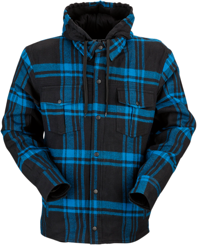 Z1R Timber Flannel Shirt - Black/Blue - 3XL 3040-2845