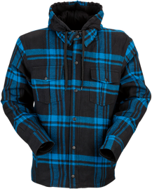 Z1R Timber Flannel Shirt - Black/Blue - 3XL 3040-2845