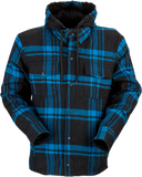 Z1R Timber Flannel Shirt - Black/Blue - 4XL 3040-2846