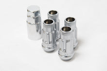 Charger l'image dans la galerie, Wheel Mate 12x1.25 48mm Muteki SR48 Silver Open End Locking Lug Nut - Set of 4