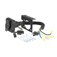Load image into Gallery viewer, Curt Dual-Output Electrical Adapter (Adds 6-Way Round to 4-Way Flat)