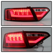 Carica l&#39;immagine nel visualizzatore di Gallery, Spyder 08-12 Audi A5 LED Tail Lights - Red Clear ALT-YD-AA508V2-LED-RC