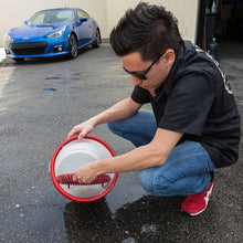 Carica l&#39;immagine nel visualizzatore di Gallery, Chemical Guys Cyclone Dirt Trap Car Wash Bucket Insert - Red - Single