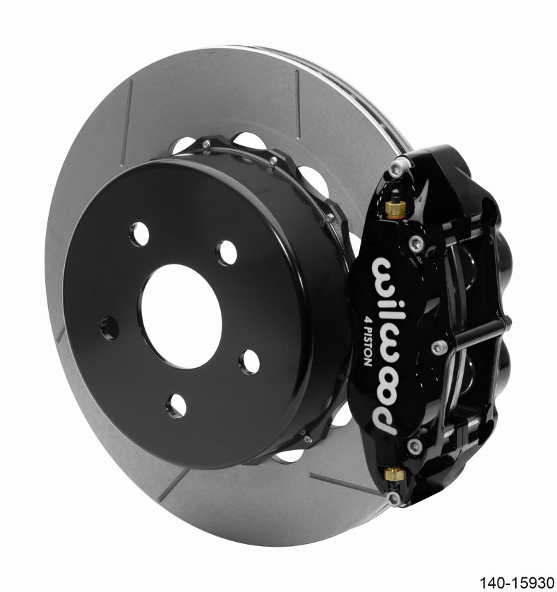Wilwood Superlite 4R Rear Brake Kit 14.00 Black 2018-Up Jeep JL SRP w/Lines