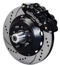 गैलरी व्यूवर में इमेज लोड करें, Wilwood Narrow Superlite 6R Dust-Seal Front Hub Kit 14.00in Drilled 1965-1969 Mustang Drum Spindle