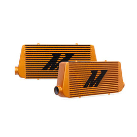 Mishimoto Universal Gold R Line Intercooler Overall Size: 31x12x4 Core Size: 24x12x4 Inlet / Outlet - 2to4wheels