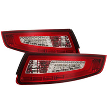 Cargar imagen en el visor de la galería, xTune Porsche 911 997 05-08 Light Bar LED Tail Lights - Red Clear ALT-ON-P99705V2-LBLED-RC
