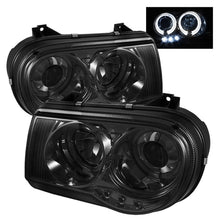 Carica l&#39;immagine nel visualizzatore di Gallery, Spyder Chrysler 300C 05-10 Projector Headlights LED Halo LED Smke (Not Included) PRO-YD-C300C-HL-SM