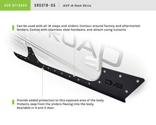 Load image into Gallery viewer, DV8 Offroad 07-18 Jeep Wrangler JK Rock Skins