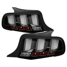 Carica l&#39;immagine nel visualizzatore di Gallery, Spyder 10-12 Ford Mustang - Light Bar Seq. Turn Signal LED Tail Lights - Black - ALT-YD-FM10-LED-BK