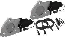 Cargar imagen en el visor de la galería, QTP 2.5in Bolt-On QTEC Dual Electric Cutout Valves - Pair