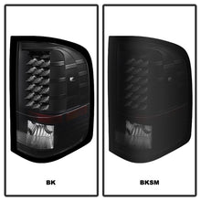 Carica l&#39;immagine nel visualizzatore di Gallery, Xtune Chevy Silverado 07-13 LED Tail Lights Black Smoke ALT-JH-CS07-LED-BKSM