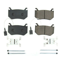Carica l&#39;immagine nel visualizzatore di Gallery, Power Stop 17-18 Alfa Romeo Giulia Rear Z17 Evolution Ceramic Brake Pads w/Hardware