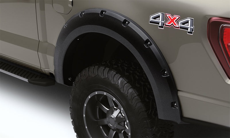 Lund 21-22 Ford F-150 RX-Rivet Style Textured Fender Flares - Black (2 Pc. Rear)