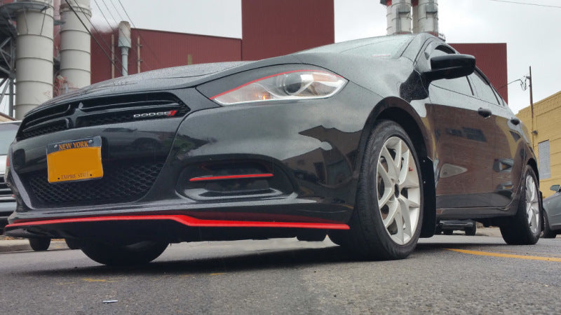 Rally Armor 2013-2016 Dodge Dart UR Black Mud Flap w/ Grey Logo