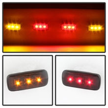 Laden Sie das Bild in den Galerie-Viewer, Xtune Dodge Ram 10-14 Dually 2 Red LED 2 Amber LED Fender Lights 4pcs Smoke ACC-LED-DR10-FL-SM